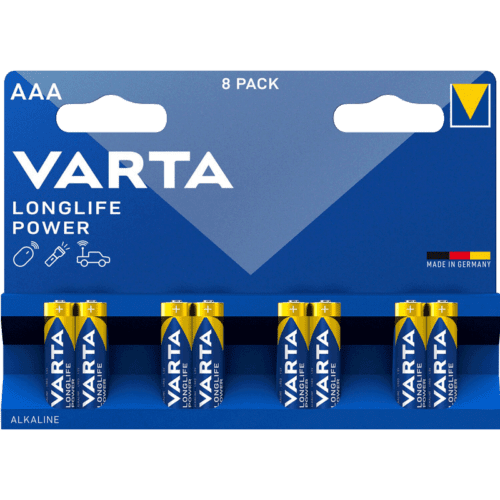 Varta Longlife Power Micro AAA, 8er-Pack
