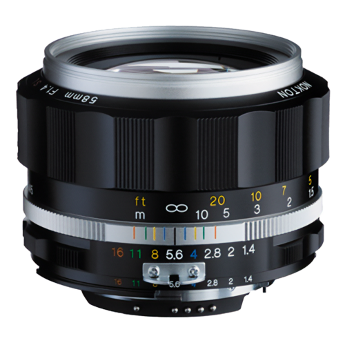 Voigtländer SL II Nokton S 58mm 1.4 für Nikon F schwarz