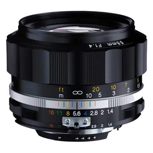 Voigtländer SL II Nokton S 58mm 1.4 für Nikon F schwarz