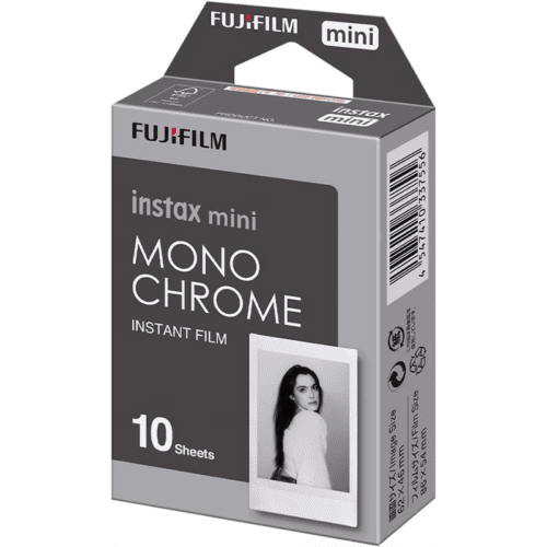 Fujifilm instax mini Monochrom Sofortbildfilm,10 Aufnahmen