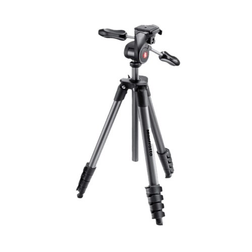 Manfrotto Compact Advanced Alu Stativ QPL mit 3-Wege-Neiger