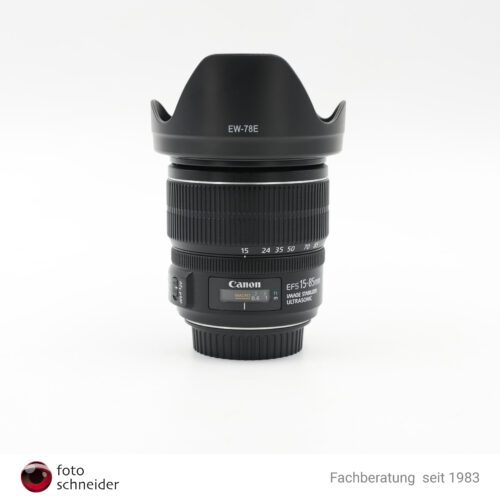 Gebraucht: Canon EFS 15-85mm 1:3.5-5.6 - SN:1762500150