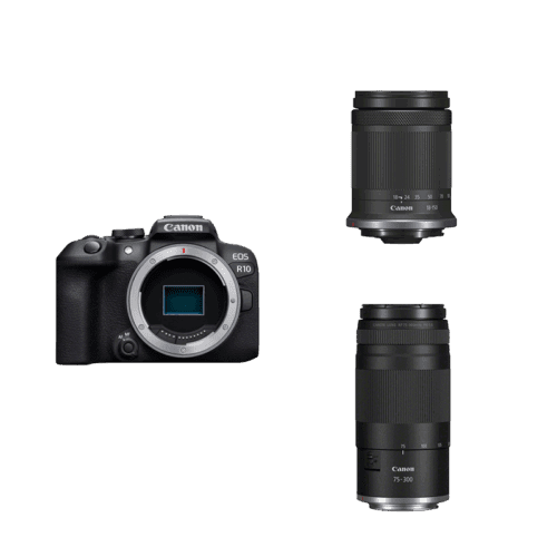Canon SET EOS R10 18-150mm + RF 75-300mm Doppelzoom-Kit
